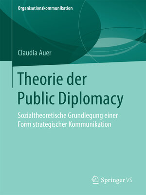 cover image of Theorie der Public Diplomacy